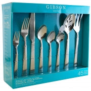 Gibson Home Prato 45 Piece Flatware Set - Home Traders Sources