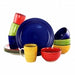 Gibson Home Color Vibes 12 Piece Handpainted Stoneware Dinnerware Set - Home Traders Sources