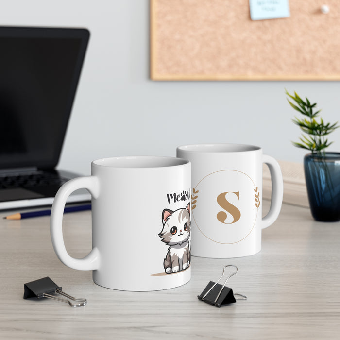 Cat Ceramic Mug 11oz