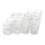 Gibson Home Jewelite 16 Piece Tumbler and Double Old Fashioned Glass Set - Home Traders Sources