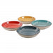 Gibson Home Color Speckle 4 Piece 10.75 Inch Stoneware Pasta Bowl Set - Home Traders Sources