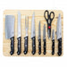 Gibson Home Wildcraft 10 Piece Cutlery Set with Wooden Cutting Board - Home Traders Sources