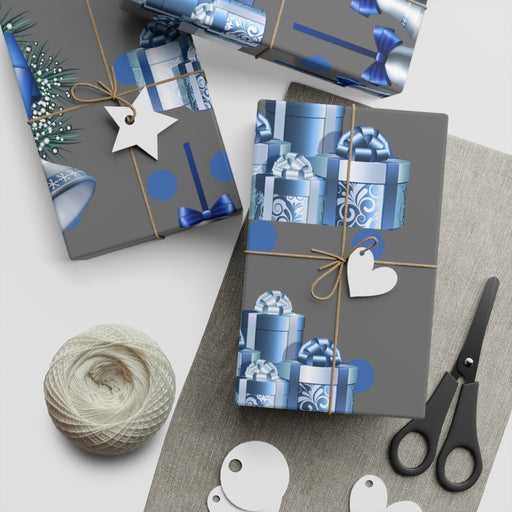 Grey Gift Wrapping Paper Sheets, 1pc - Home Traders Sources