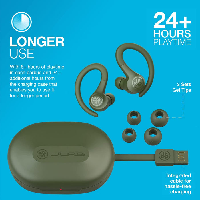 JLab Go Air Sport, Wireless Workout Earbuds Featuring C3 Clear Calling,