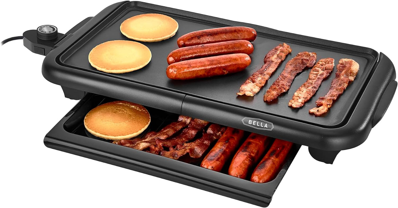 BELLA Electric Griddle with Warming Tray