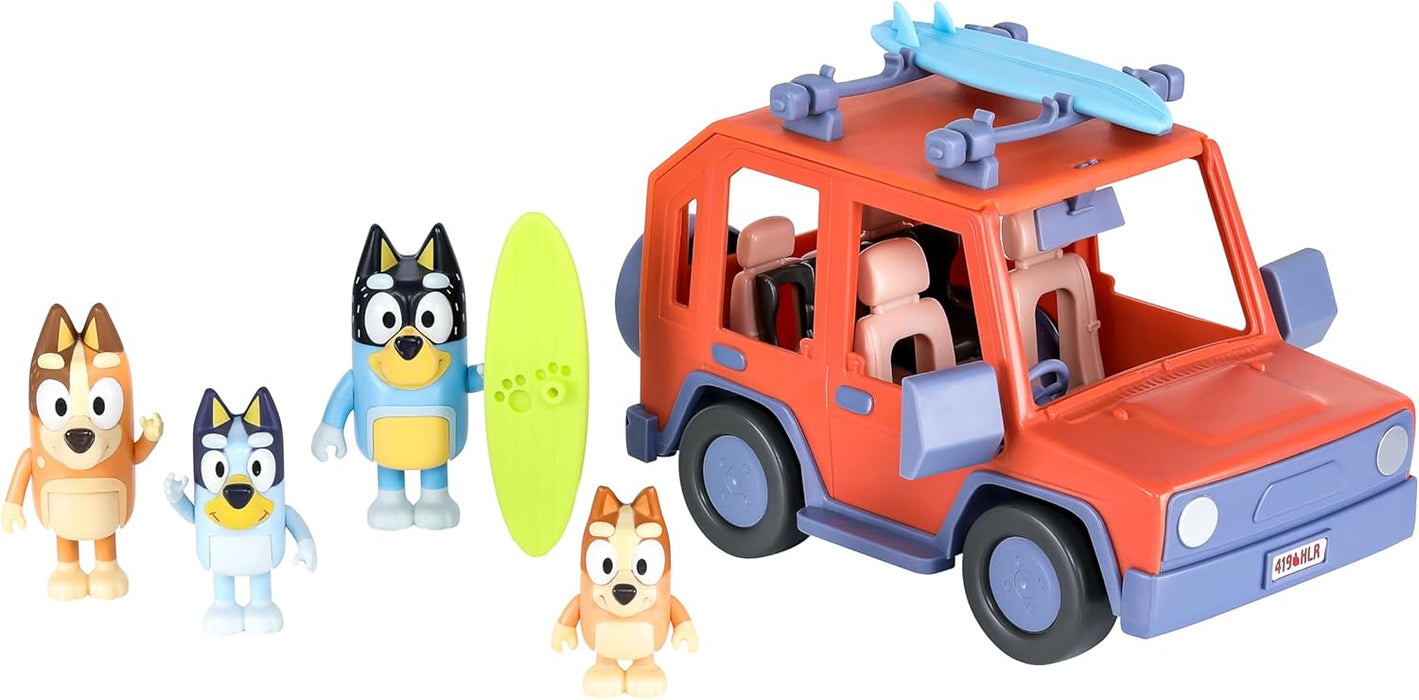 Bluey Heeler Family 4WD Vehicle and 4 Figure Pack