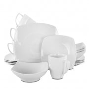 Zen Buffetware 16 piece Square Dinnerware Set - Home Traders Sources