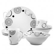 Modern Times 12 Piece Dinnerware Set - Home Traders Sources