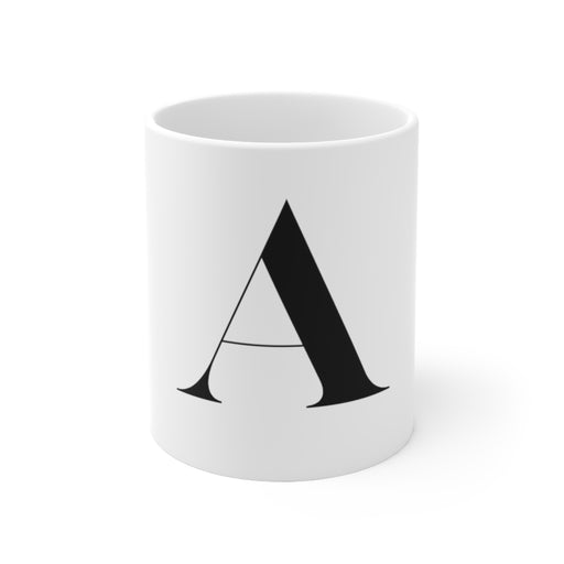 Alphabet Theme Ceramic Mug (A) 11oz - Home Traders Sources