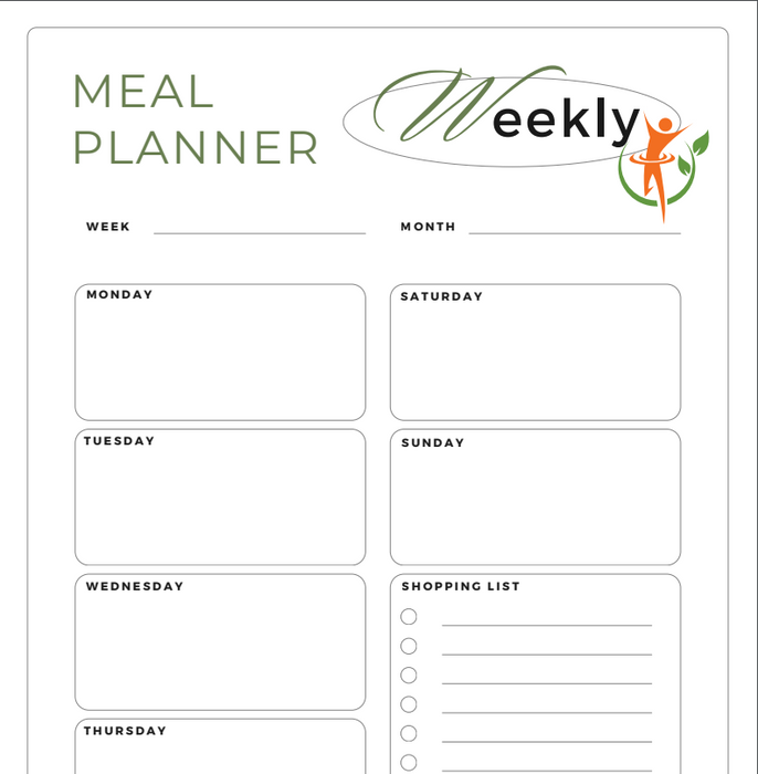 Digital - Weekly Meal Planner