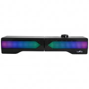 beFree Sound Gaming Dual Soundbar with RGB LED Lights - Home Traders Sources