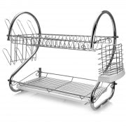MegaChef 22 Inch Two Shelf Dish Rack - Home Traders Sources