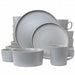 Elama Luxmatte Light Grey 20 Piece Dinnerware Set - Home Traders Sources