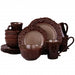 Elama Salia 16 Piece Stoneware Dinnerware Set - Home Traders Sources