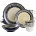 Elama Desert Sand 16 Piece Stoneware Dinnerware Set - Home Traders Sources