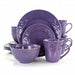 Elama Lilac Fields 16-Piece Dinnerware Set - Home Traders Sources