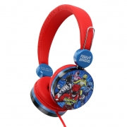 Power Rangers Kids Over The Ear Headphones in Red - Home Traders Sources
