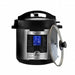 MegaChef 6 Quart Stainless Steel Electric Digital Pressure Cooker with Lid - Home Traders Sources