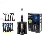 Pursonic Black Rechargeable Electric Toothbrush with Bonus Value Pack - Home Traders Sources
