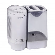 Optimus 3.0 Gallon Warm Mist Humidifier with Wicking Vapor System in White - Home Traders Sources