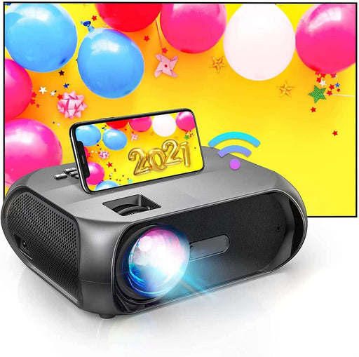 Bomaker S5 with 200" Screen Projector Black - Home Traders Sources