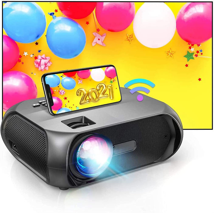 Bomaker S5 with 200" Screen Projector Black - Home Traders Sources