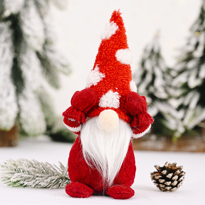 Christmas Snow Hat Covering Eye Doll - Home Traders Sources