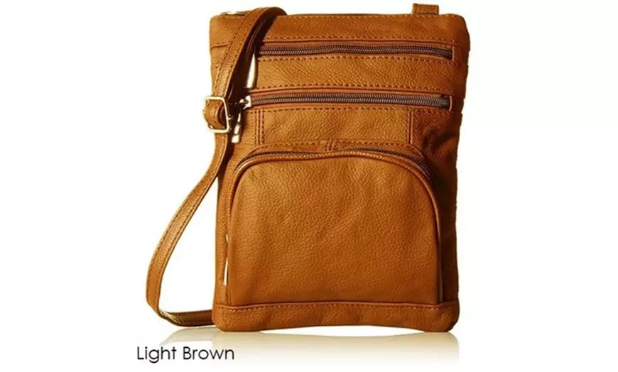 Genuine Leather Crossbody Bag - Home Traders Sources