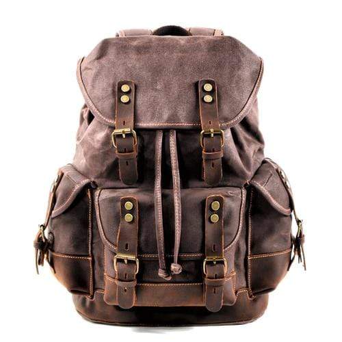 Waterproof Waxed Canvas Backpack - Home Traders Sources