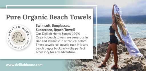 100% Organic Cotton Sunset Beach Towels - Home Traders Sources