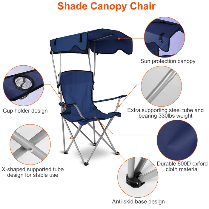 Foldable Beach Canopy Chair S - Home Traders Sources