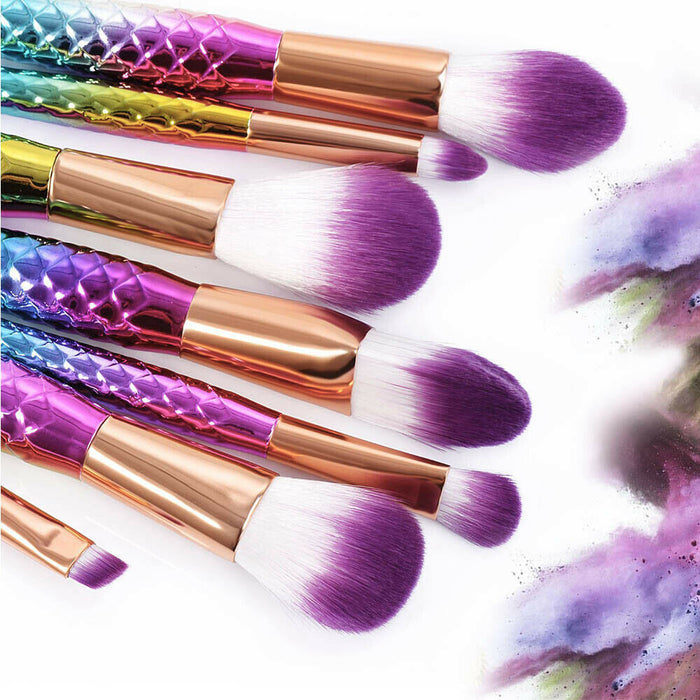 Cosmetic Brushes Blending Colorful Amazing Set - Home Traders Sources