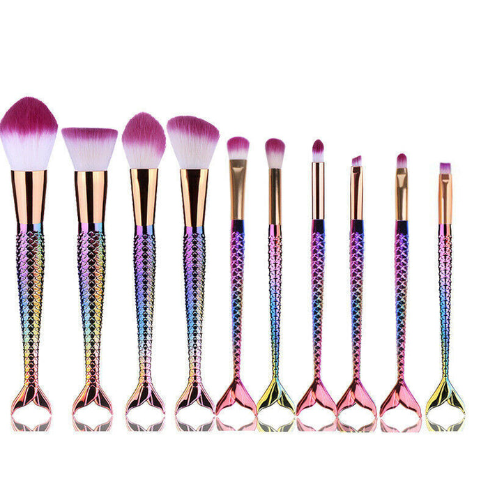 Cosmetic Brushes Blending Colorful Amazing Set - Home Traders Sources