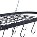 Pot and Pan Rack for Ceiling with Hooks - Home Traders Sources