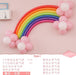 26pcs/set DIY Magic Ball Christmas Birthday Decor Children Birthday Gift Accessories Decoration Rainbow Band Balloon Set - Home Traders Sources