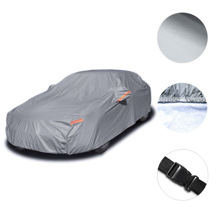 5 Layer Outdoor Car Cover Cotton Lining Breathable Waterproof - Home Traders Sources