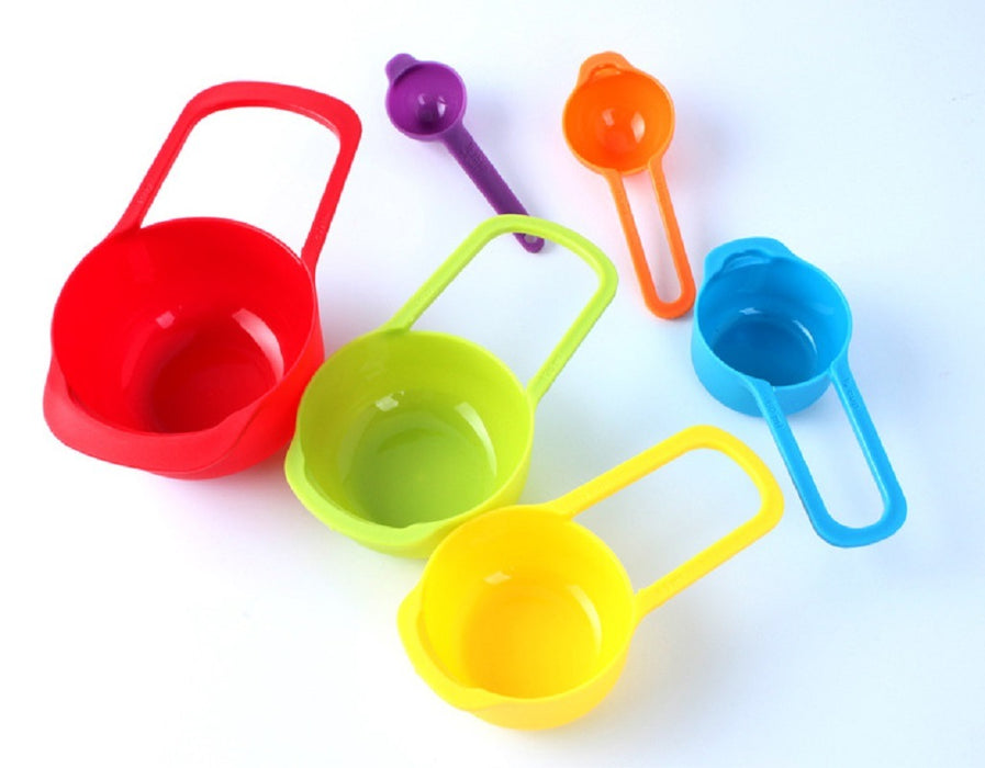 Multi-Color Measuring Cups and Spoons Set - Home Traders Sources