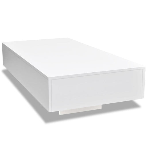 Coffee Table High Gloss White - Home Traders Sources