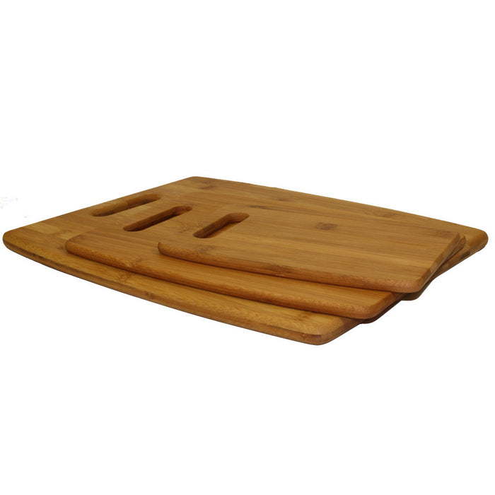 3-Piece Bamboo Cutting Board Set - Home Traders Sources