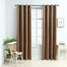 Blackout Curtains with Rings 2 pcs Beige 54"x63" Velvet - Home Traders Sources