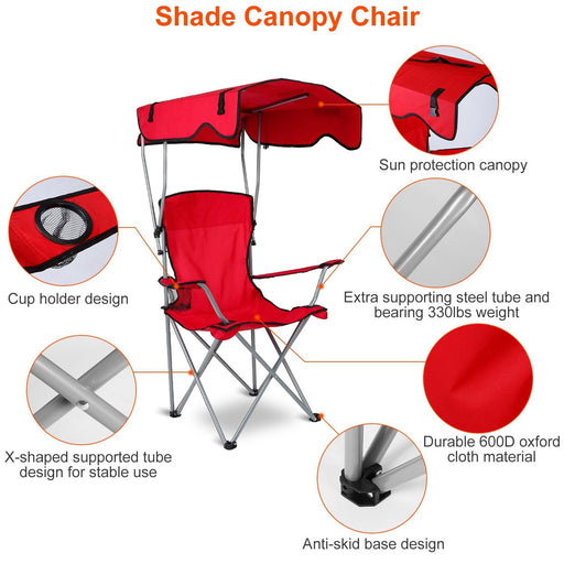 Foldable Beach Canopy Chair S - Home Traders Sources