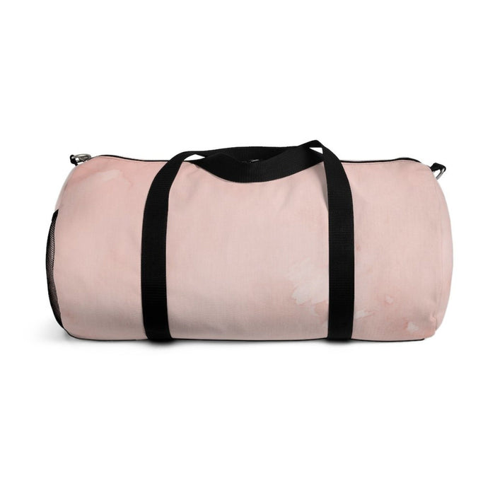 Duffel Bags, Peach Marble Graphic Style Duffel Bag - Home Traders Sources