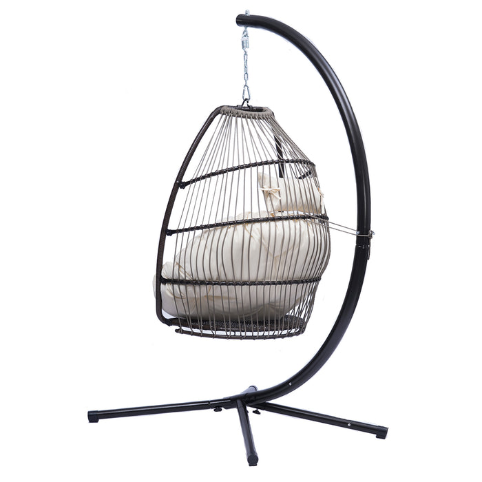 Hanging Egg Swing Chair with Stand - Home Traders Sources