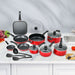 Hard Anodized Nonstick Cookware Pots and Pans 17 Pieces Set - Home Traders Sources