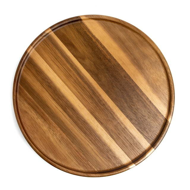 Acacia Wood Round Cake Stand