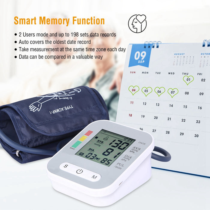 Digital Arm Blood Pressure Monitor LCD Digital - Home Traders Sources