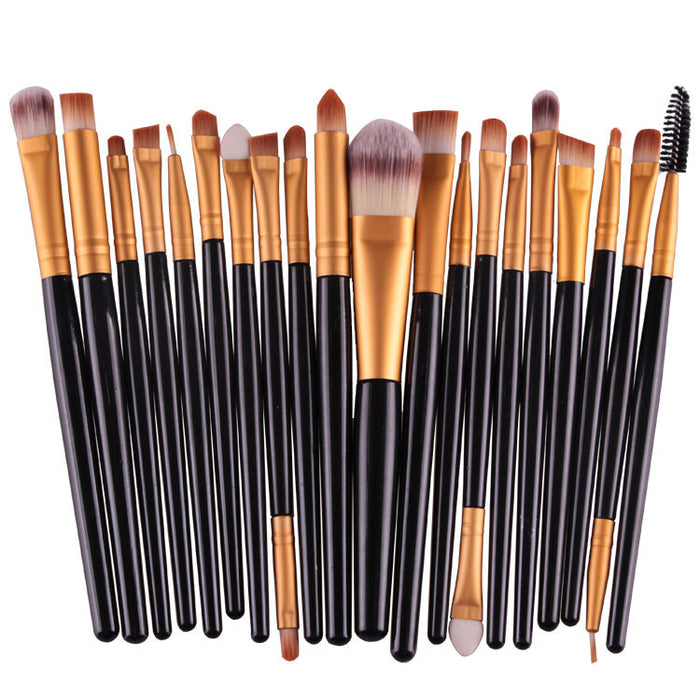 Set of 20 Pcs Eye Makeup Brushes Eyeshadow Brushes Beauty Tools - Home Traders Sources