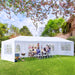 Heavy Duty Canopy Event Tent-10'x30' Outdoor White Gazebo Party Wedding Tent, - Home Traders Sources