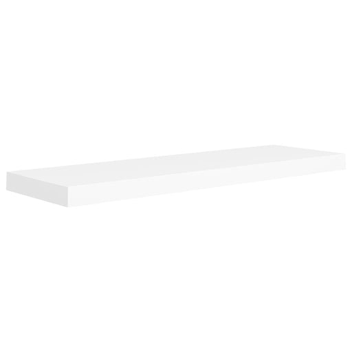 Floating Wall Shelf White 31.5"x9.3"x1.5" MDF - Home Traders Sources