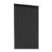 Garden Log Storage Shed Galvanized Steel 64.2"x32.7"x60.6" Anthracite - Home Traders Sources